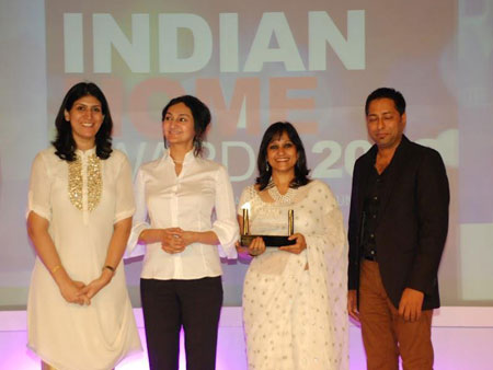 On the dais with the Award � � Best Design Professional Of the Year Award 2012-13