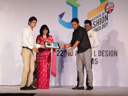 Giving away the Awards to Winners in different Categories of Interior Design