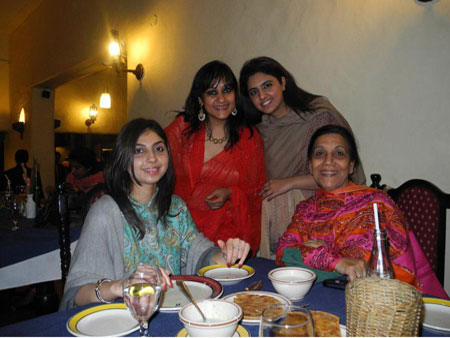With Sana Mela and Kiran Sharma