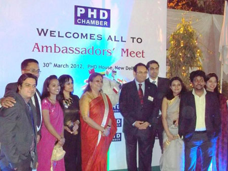 At the Ambassador's Meet at PHD House