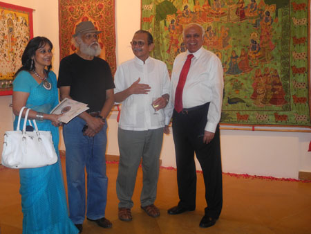 With Jatin Das, Architect Sumit Ghosh and Dr. PC Jain
