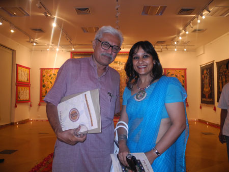 With Architect and Glass Artist Vijay Kaushik